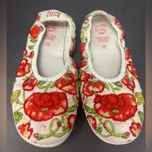 Lelli and Kelly- Beaded shoes, Size:35, Pre Owned